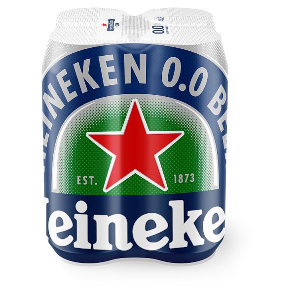 Heineken Piwo jasne bezalkoholowe 4 x 500 ml