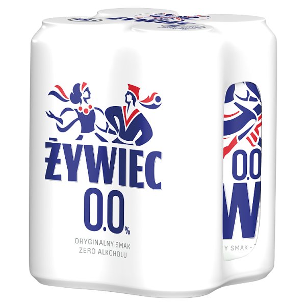 Żywiec Piwo jasne bezalkoholowe 4 x 500 ml