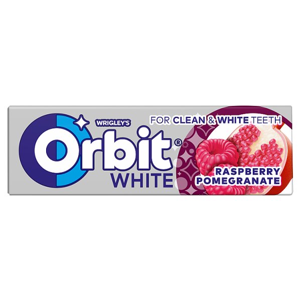 Orbit Raspberry Pomegranate Bezcukrowa guma do żucia 14 g (10 sztuk)