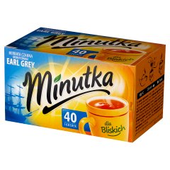 Minutka Earl Grey Herbata czarna aromatyzowana 56 g (40 x 1,4 g)