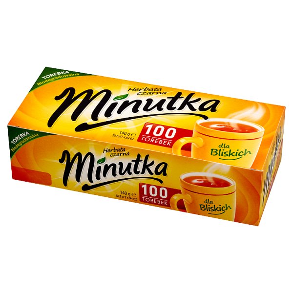 Minutka Herbata czarna 140 g (100 x 1,4 g)