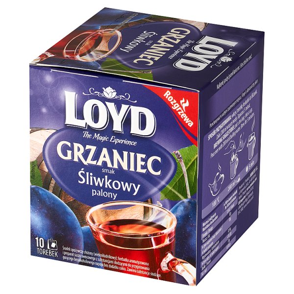 Loyd Środek spożywczy grzaniec smak śliwkowy palony 30 g (10 x 3 g)