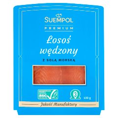Suempol Premium Łosoś wędzony z solą morską 100 g