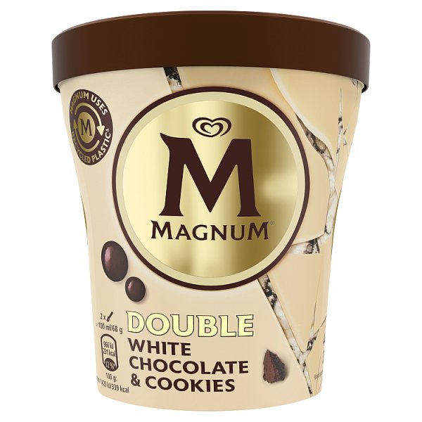 Magnum Double White Chocolate &amp; Cookies Lody 440 ml