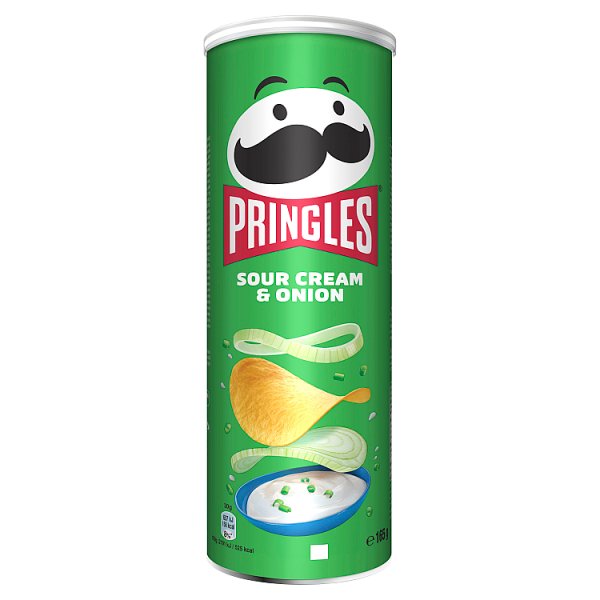 Pringles Sour Cream &amp; Onion Chrupki 165 g