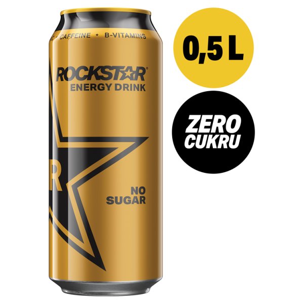 Rockstar Gazowany napój energetyzujący bez cukru 500 ml