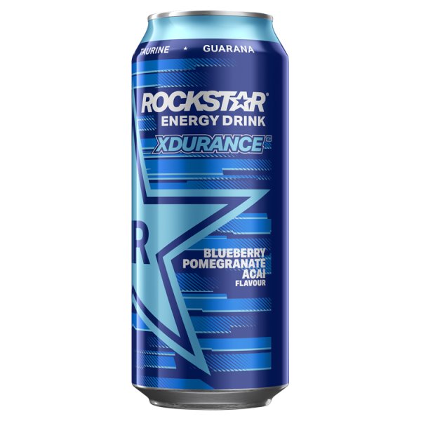 Rockstar Xdurance Gazowany napój energetyzujący o smaku owoców jagodowych i granatu 500 ml