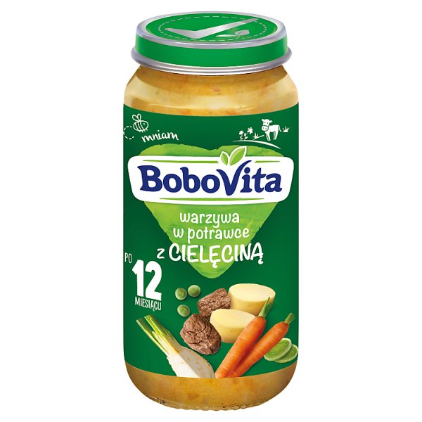 BoboVita Warzywa w potrawce z cielęciną po 12 miesiącu 250 g