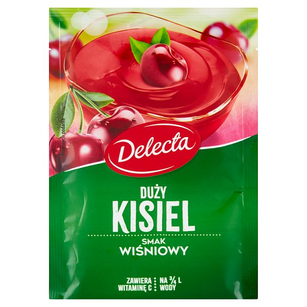 Delecta Duży kisiel smak wiśniowy 58 g