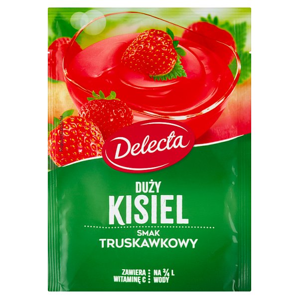 Delecta Duży kisiel smak truskawkowy 58 g