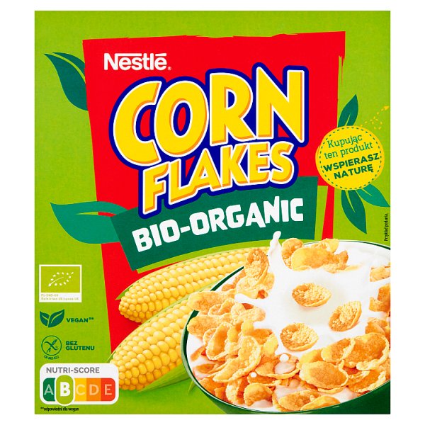 Nestlé Corn Flakes Bio-Organic Płatki kukurydziane 210 g