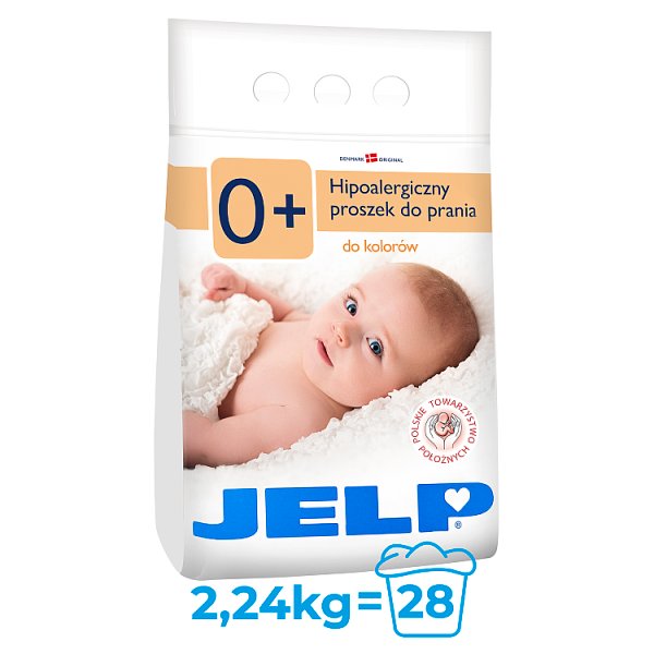 JELP 0+ Hipoalergiczny proszek do prania do kolorów 2,24 kg (28 prań)