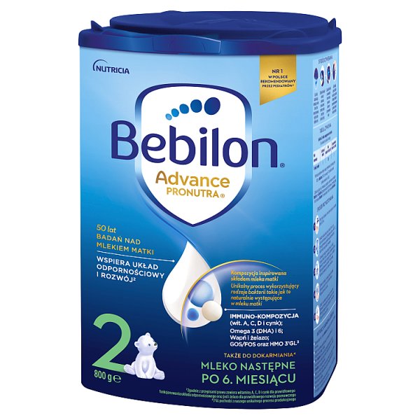 Bebilon 2 Advance Pronutra Mleko następne po 6. miesiącu 800 g