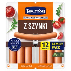 Tarczyński Family Pack Parówki premium z szynki 440 g (2 x 220 g)