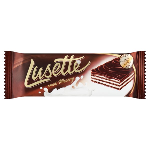 Lusette Kruchy wafelek smak mleczny 50 g