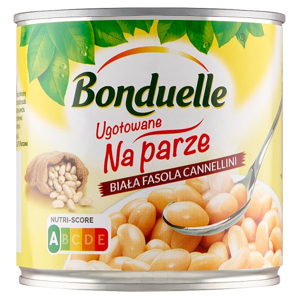 Bonduelle Ugotowane na parze Biała fasola Cannellini 310 g