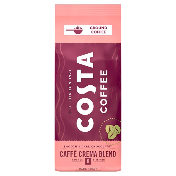 COSTA COFFEE Caffé Crema Blend Kawa palona mielona 200 g