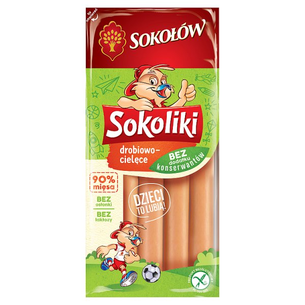 Parówki Sokoliki drobiowe 