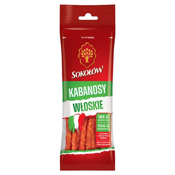 Sokołów Kabanosy włoskie 100 g