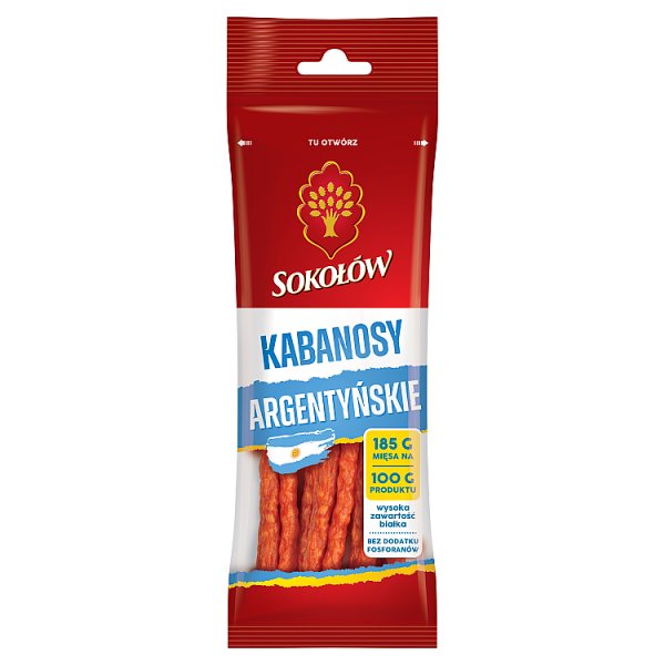 Sokołów Kabanosy argentyńskie 100 g