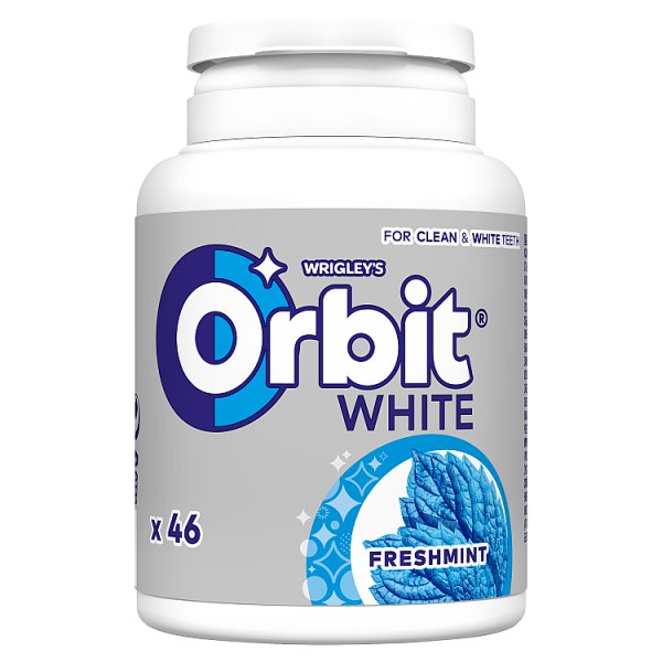 Orbit White Freshmint Bezcukrowa guma do żucia 64 g (46 sztuk)