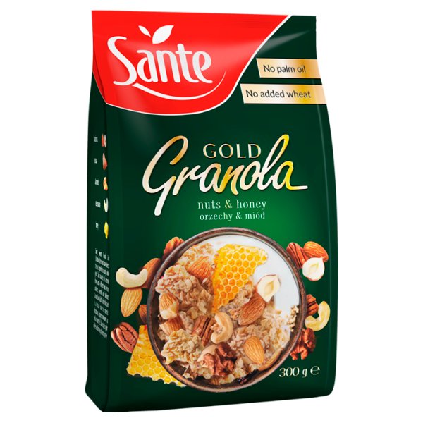 Sante Gold Granola orzechy &amp; miód 300 g