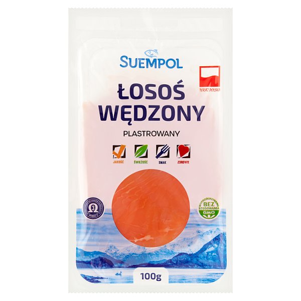 Suempol Łosoś wędzony plastrowany 100 g