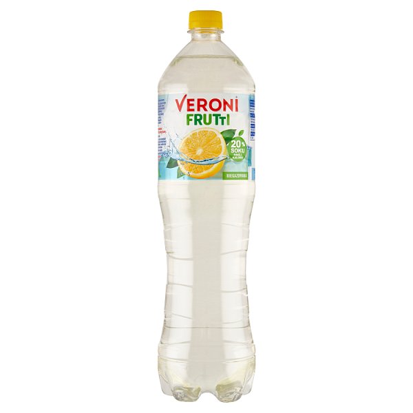 Veroni Frutti Napój niegazowany o smaku cytrynowym 1,5 l