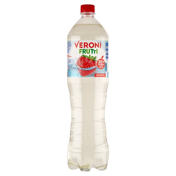 Veroni Frutti Napój niegazowany o smaku truskawkowym 1,5 l
