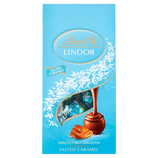 Lindt Lindor Pralinki z czekolady mlecznej z nadzieniem karmelowym 100 g