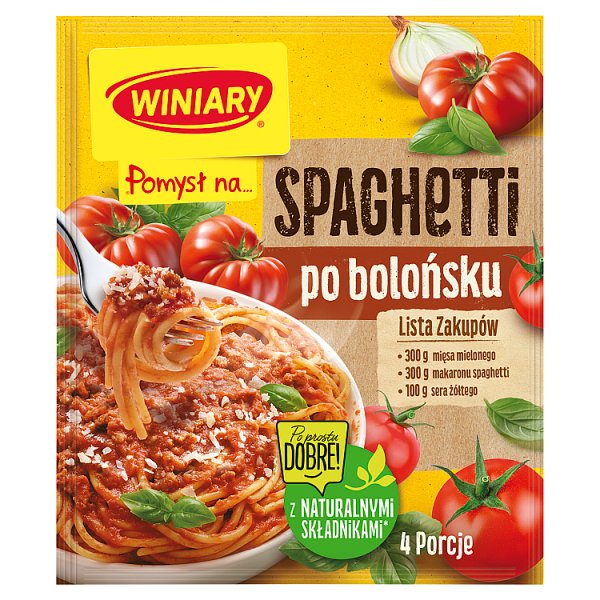 Winiary Pomysł na... Spaghetti po bolońsku 44 g
