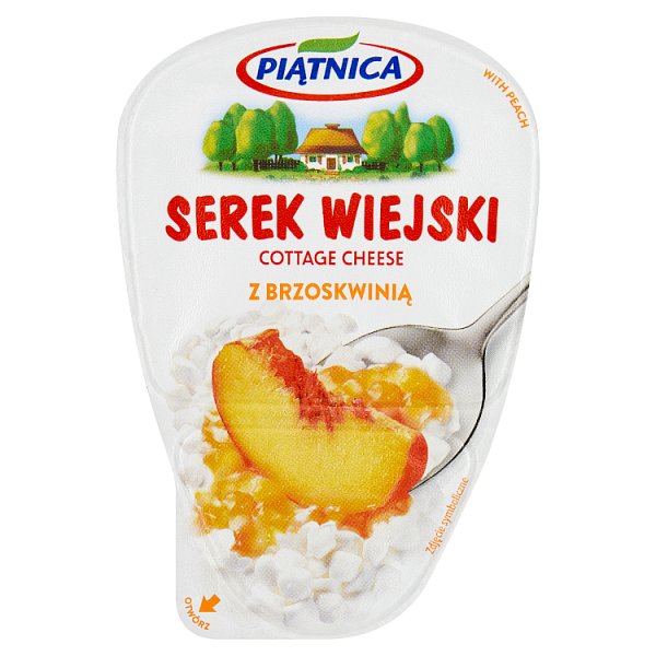 Piątnica Serek wiejski z brzoskwinią 150 g