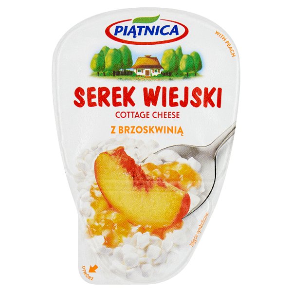 Piątnica Serek wiejski z brzoskwinią 150 g