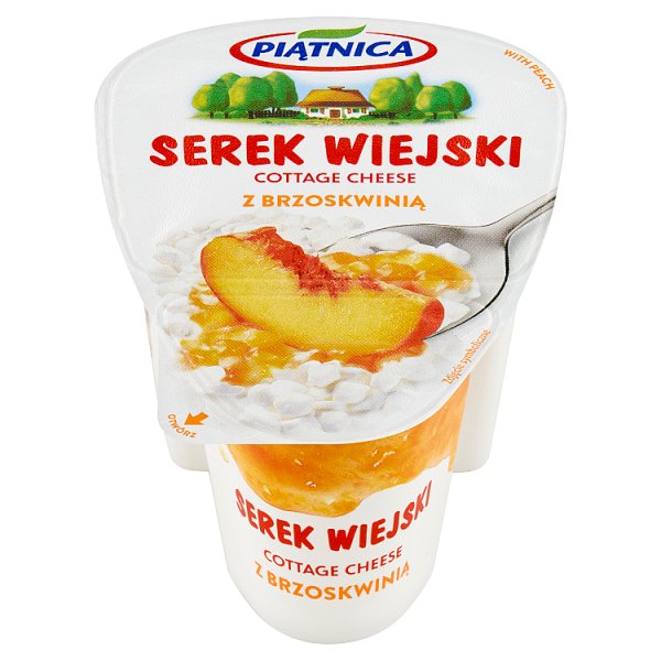 Piątnica Serek wiejski z brzoskwinią 150 g