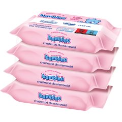 Chusteczki dla niemowląt czteropack 4x63szt.