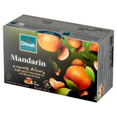 Dilmah Cejlońska herbata czarna aromatyzowana mandarynka 30 g (20 x 1,5 g)