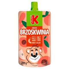Kubuś Mus jabłko brzoskwinia 200 g