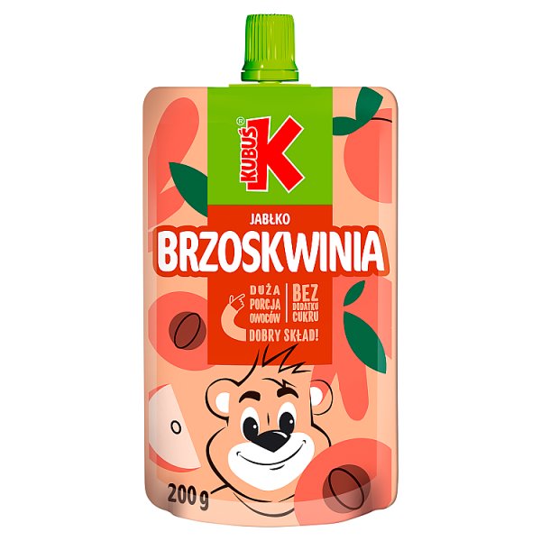 Kubuś Mus jabłko brzoskwinia 200 g