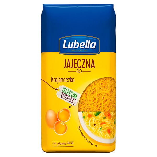 Lubella Jajeczna Makaron krajaneczka 250 g