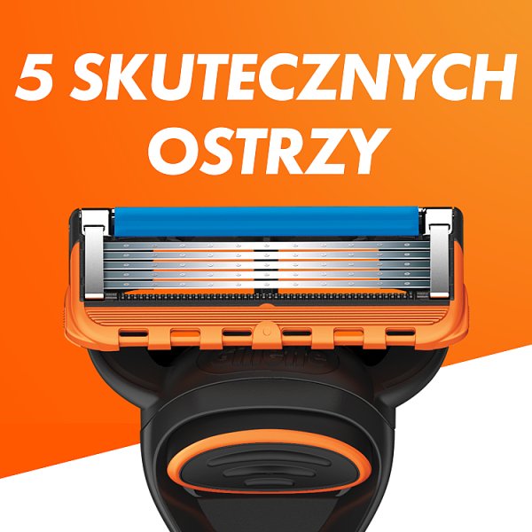 Gillette Fusion5 Power Ostrza wymienne do maszynki do golenia dla mężczyzn, 4 ostrza wymienne