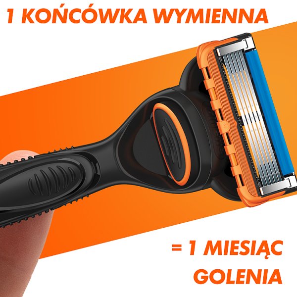 Gillette Fusion5 Power Ostrza wymienne do maszynki do golenia dla mężczyzn, 4 ostrza wymienne