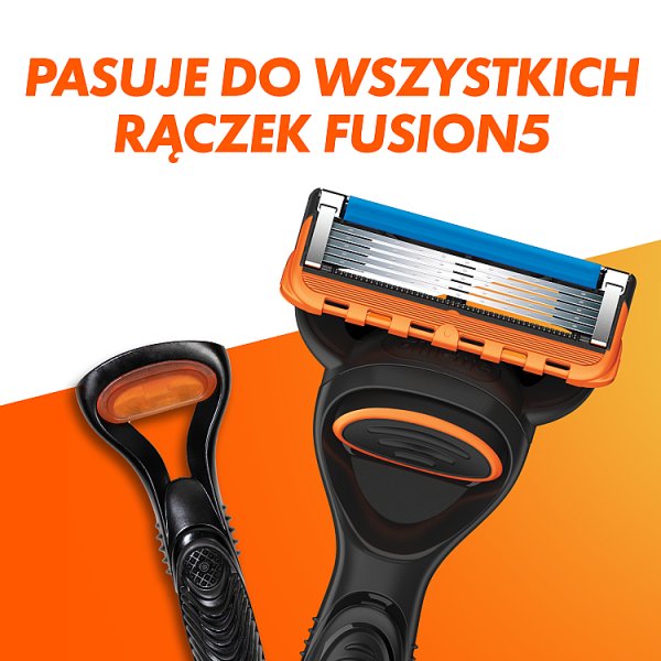 Gillette Fusion5 Power Ostrza wymienne do maszynki do golenia dla mężczyzn, 4 ostrza wymienne