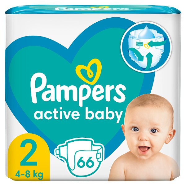 Pampers Active Baby 2,  Pieluszek,4kg-8kg