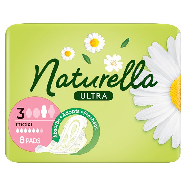 Naturella Ultra Maxi Rozmiar 3 Podpaski ze skrzydełkami × 8