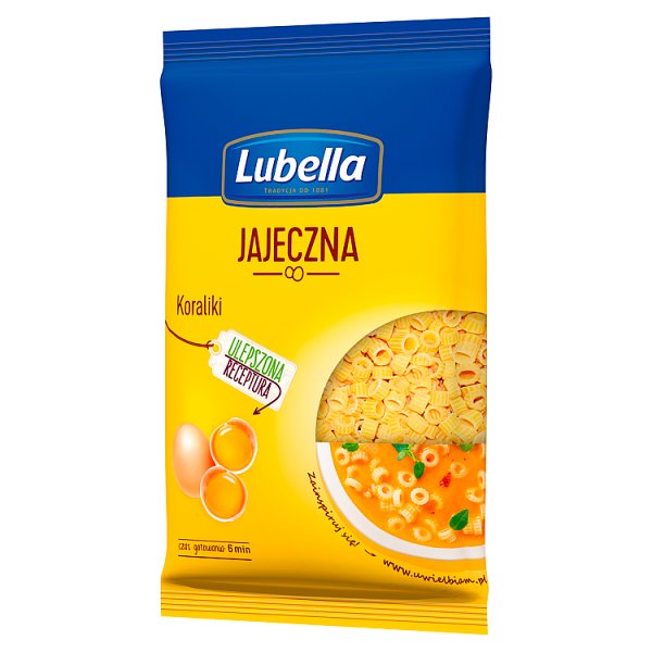 Lubella Jajeczna Makaron koraliki 250 g