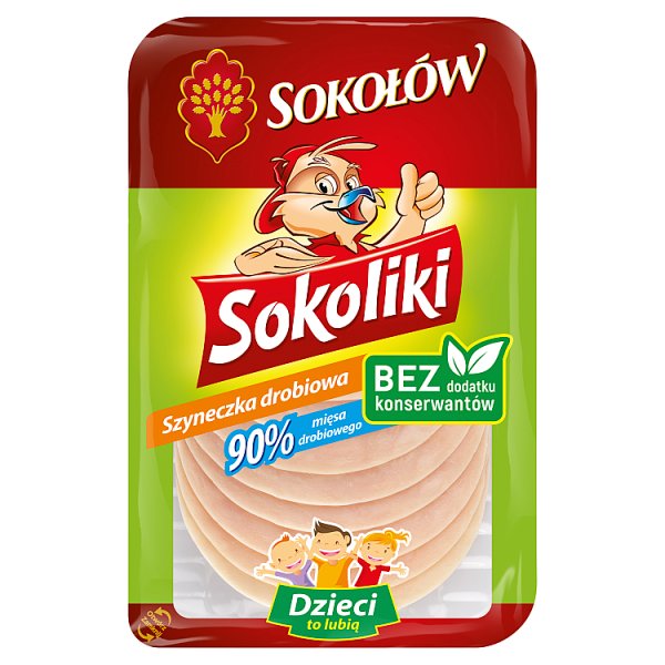 Sokołów Sokoliki Szyneczka drobiowa 100 g