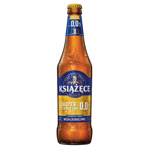 Piwo Książęce złote pszeniczne 0% do ceny doliczana jest kaucja 1 zł 