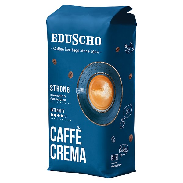 Eduscho Caffè Crema Strong Kawa palona ziarnista 1000 g