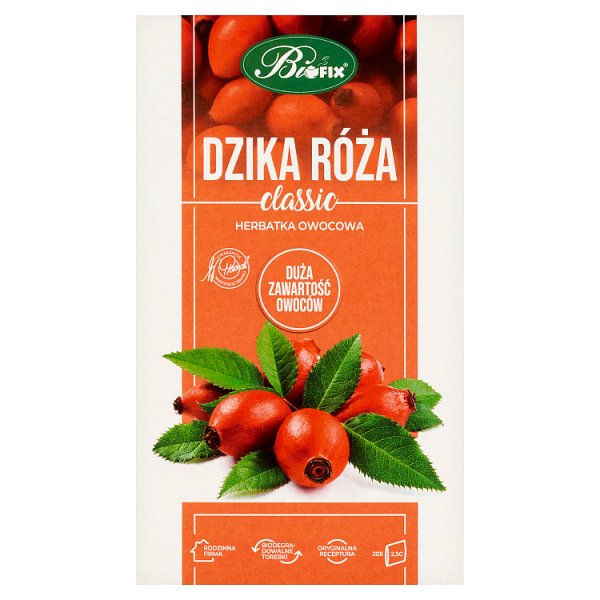 Bifix Classic Herbatka owocowa dzika róża 50 g (20 x 2,5 g)