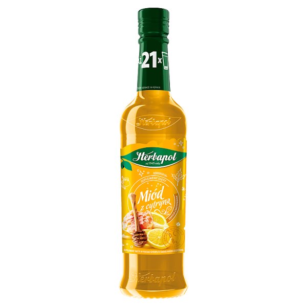 Herbapol Suplement diety miód z cytryną 420 ml